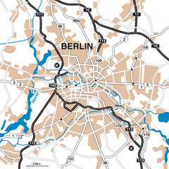 Stadtplan/Umgebungskarte Berlin