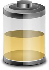 pile chargée à 50%