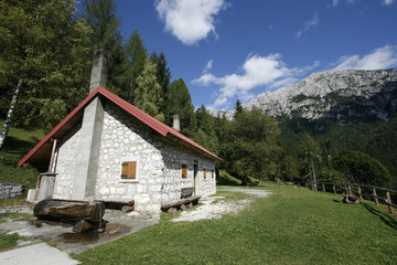 Mountain Refuge,National Park in the Julian Alps