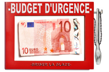Budget d'urgence 10 Euro