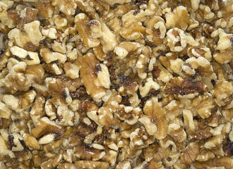 Pile of Shelled Walnuts