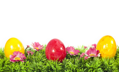Easter Eggs in grass