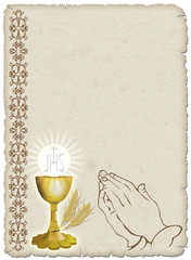 Religione Calice e Preghiera-Religion Cup and Prayer