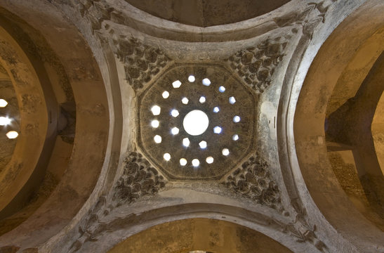 Bey hamam bath historic building at Thessaloniki city in Greece