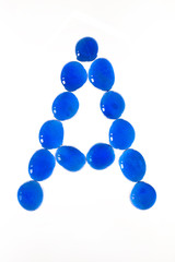 Glasnugget-Buchstabe