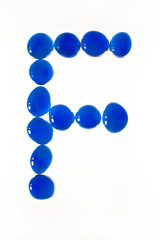 Glasnugget-Buchstabe
