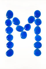 Glasnugget-Buchstabe