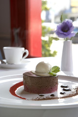 Chocolate Raspberry Mousse Dessert