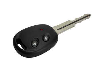 Car key isolated on white background