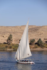 Faluca sobre el nilo, Egipto © Mr.Papeete