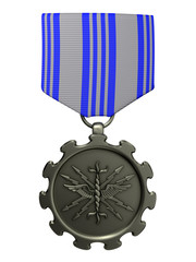 3d render achievement medal