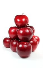 Rote Apfelpyramide