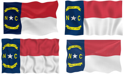 Fototapeta premium Flag of North Carolina