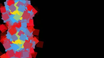 coloured rotating squares