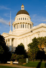 California State Capitol at sunset