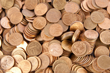 Background from coins