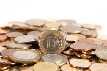 Background from coins