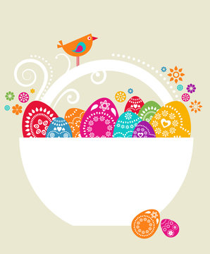Easter card template - 9