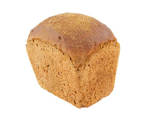 Rye-bread isolated on white background