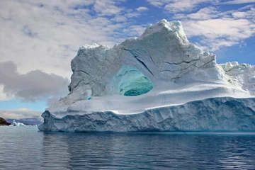 Zelfklevend Fotobehang Iceberg in Uummannaq Fjord, Greenland. © Erik Ensted