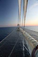 Bowsprit of Sailing Clipper