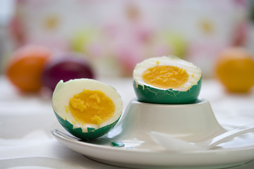 Osterei zum Frühstück