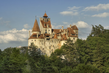 Fototapeta na wymiar Zamek Bran, siedziba Drakuli, Rumunia