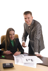 Business team at a meeting