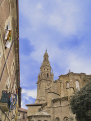 Fototapeta na wymiar Cathedral of Santo Domingo de la C. , La Rioja, Hiszpania