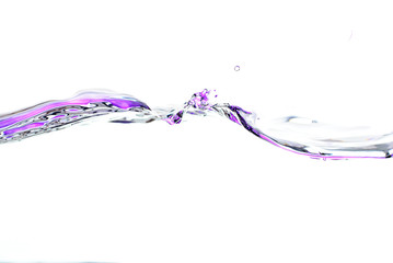 Violette Wasseroberfläche