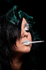 Obraz premium Portrait of disco lady