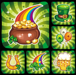 St. Patrick's Day icon set series 3