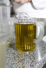 olive oil in kitchen