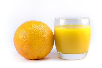 orange et jus d'orange