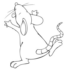 Maus, Ratte, tanzen, Dicso, betrunken, verrückt, besoffen