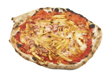 Pizza con Wurstel e Patatine 01 02 10