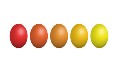 Bunte Ostereier an Ostern