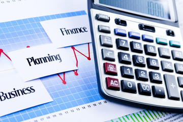 Calculator and diagram
