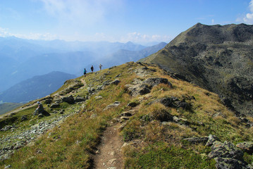 Fototapeta premium Fiss Wanderung - Fiss hiking 29