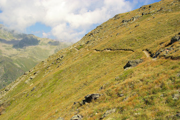 Fototapeta na wymiar Fiss Wanderung - Fiss hiking 32