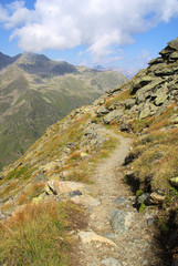 Fototapeta na wymiar Fiss Wanderung - Fiss hiking 40