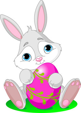 Easter Bunny with Easter Egg