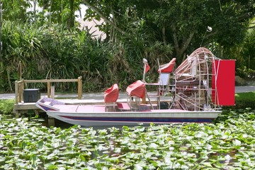 Everglades airboat in South Florida, National Park