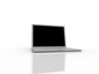 professional Laptop isolated with empty space