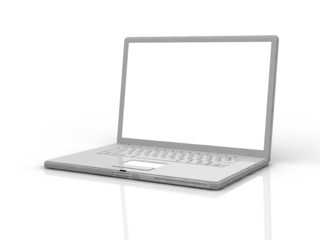 professional Laptop isolated with empty space