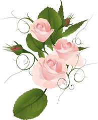 Wandaufkleber Bouquet of a rose © liusa