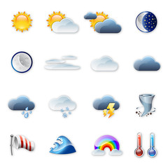 Obraz premium weather icons 1