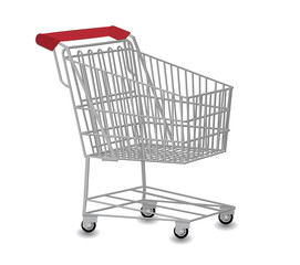 Shopping cart vector illustration
