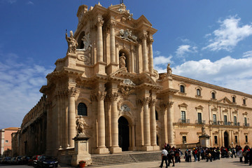 Fototapeta premium cathédrale de Syracuse