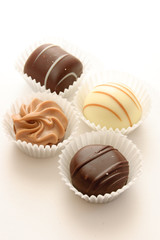 different chocolates